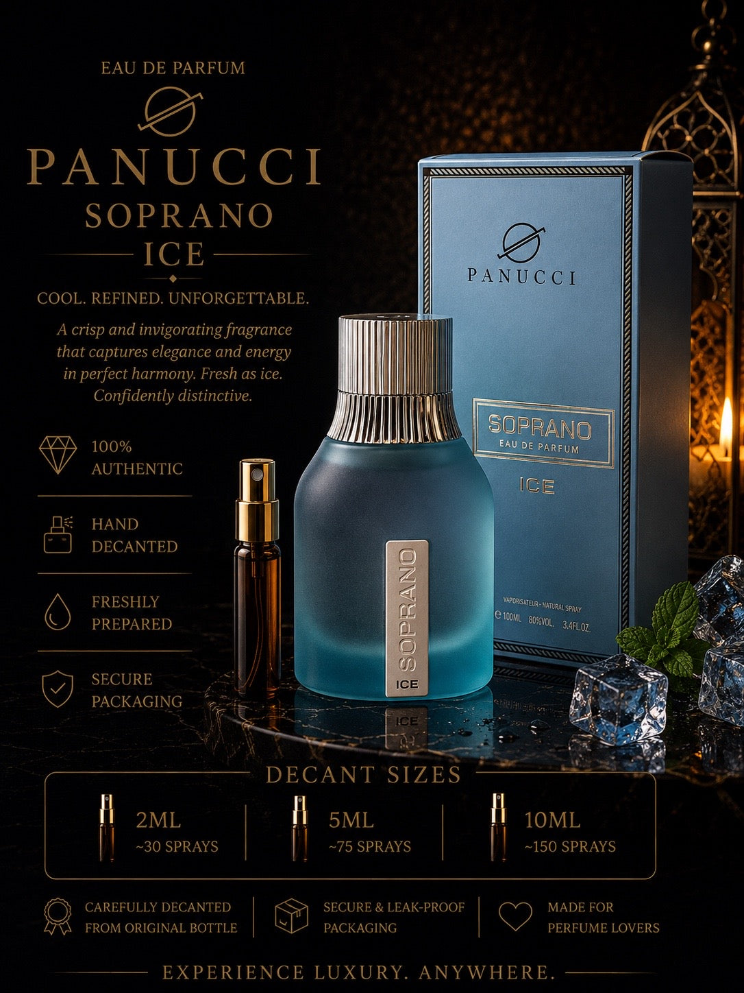 Dumont Soprano Ice Eu De Parfum - 10 ml Sample