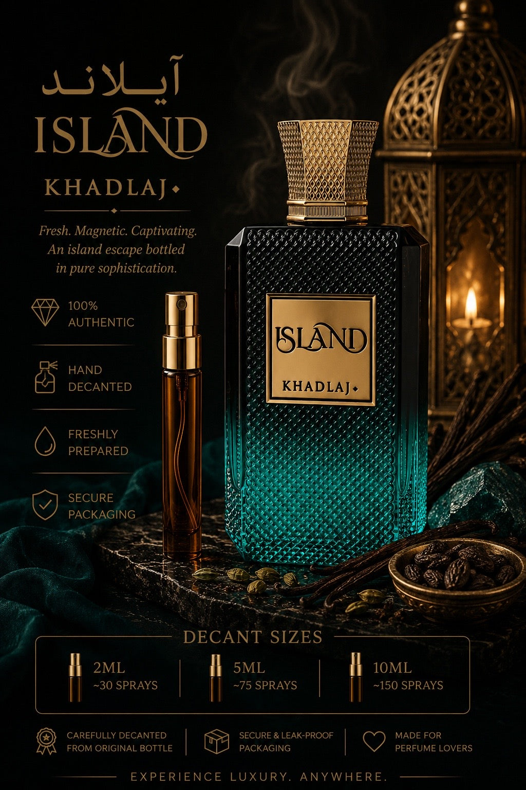 Island Khadlaj Extrait De Parfum - 10ml sample
