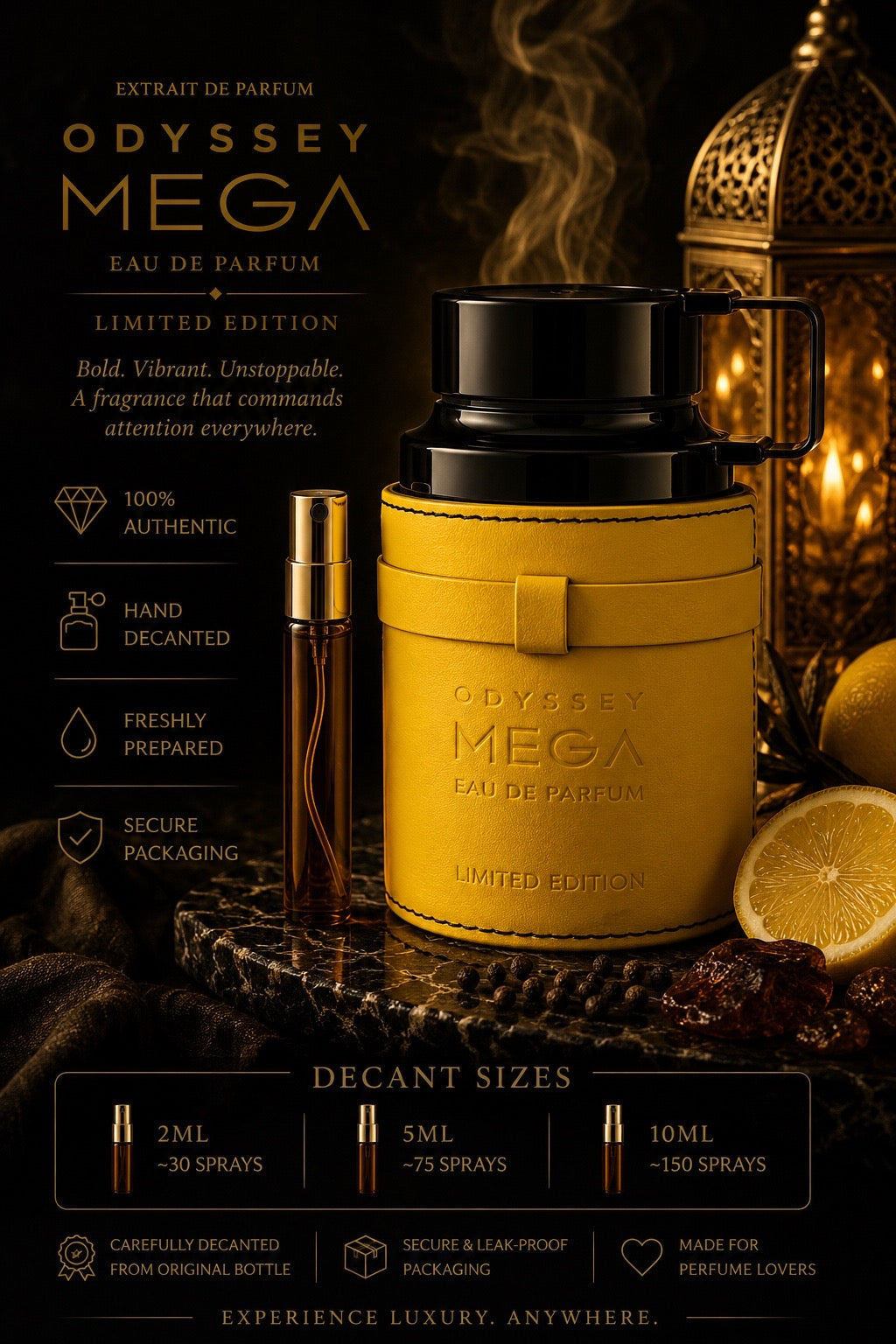 Armaf Odyssey Mega Eau De Parfum - 10ml Sample