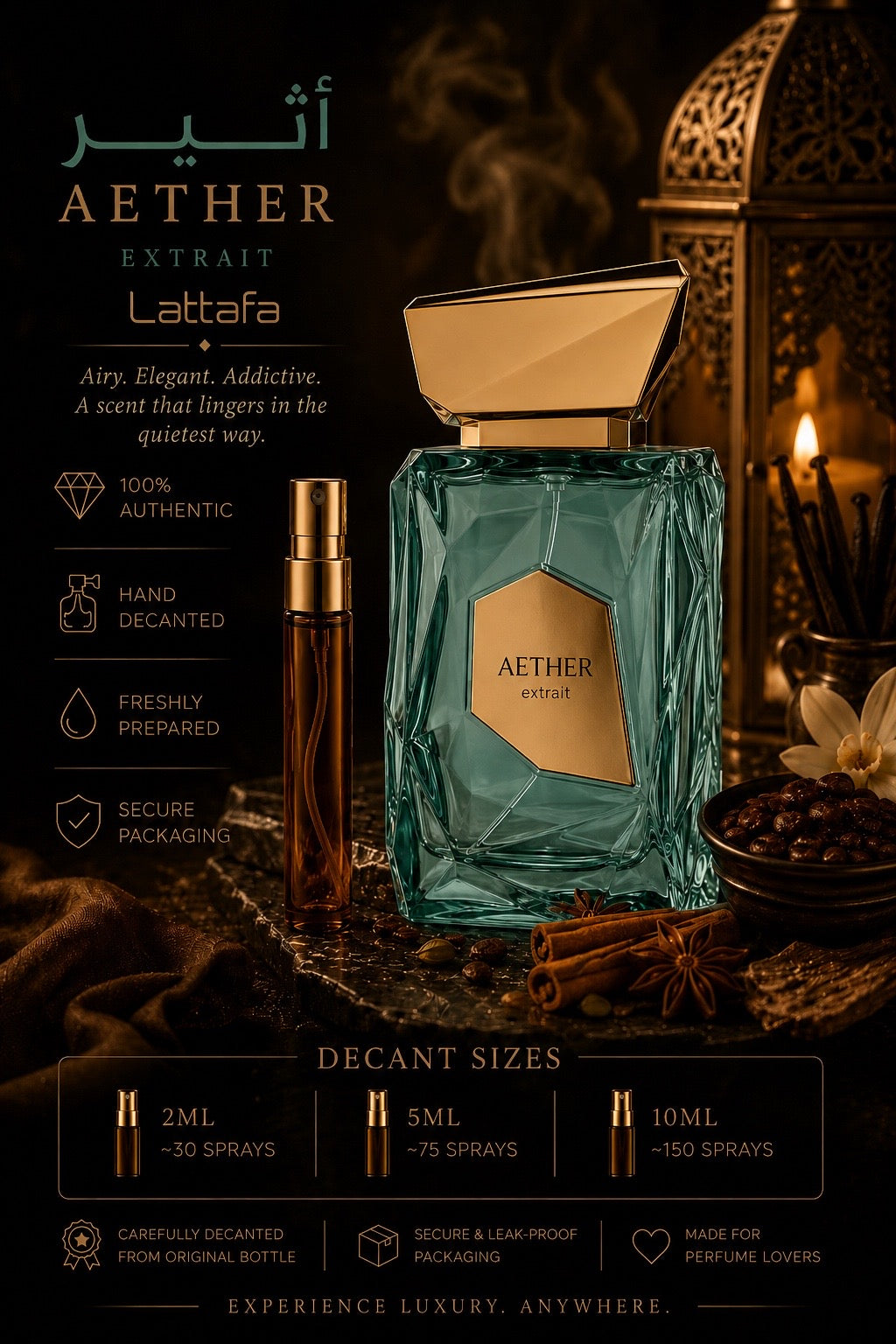 Aether French Avenue Extrait De Parfum - 10ml sample