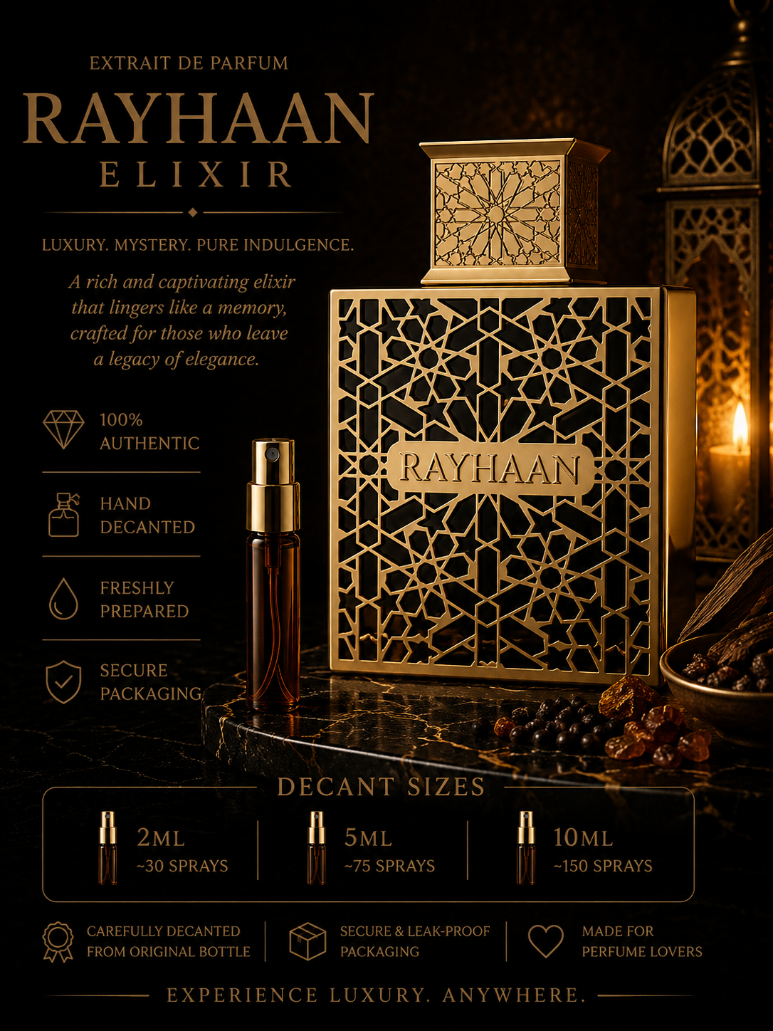 Rayhaan Elixir Eau De Parfum - 10 ml sample