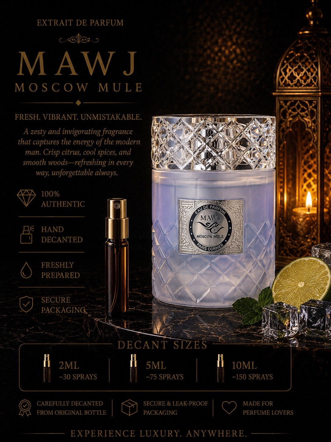 Mawj Moscow Mule Paris Corner 10 ml Eu De Parfum
