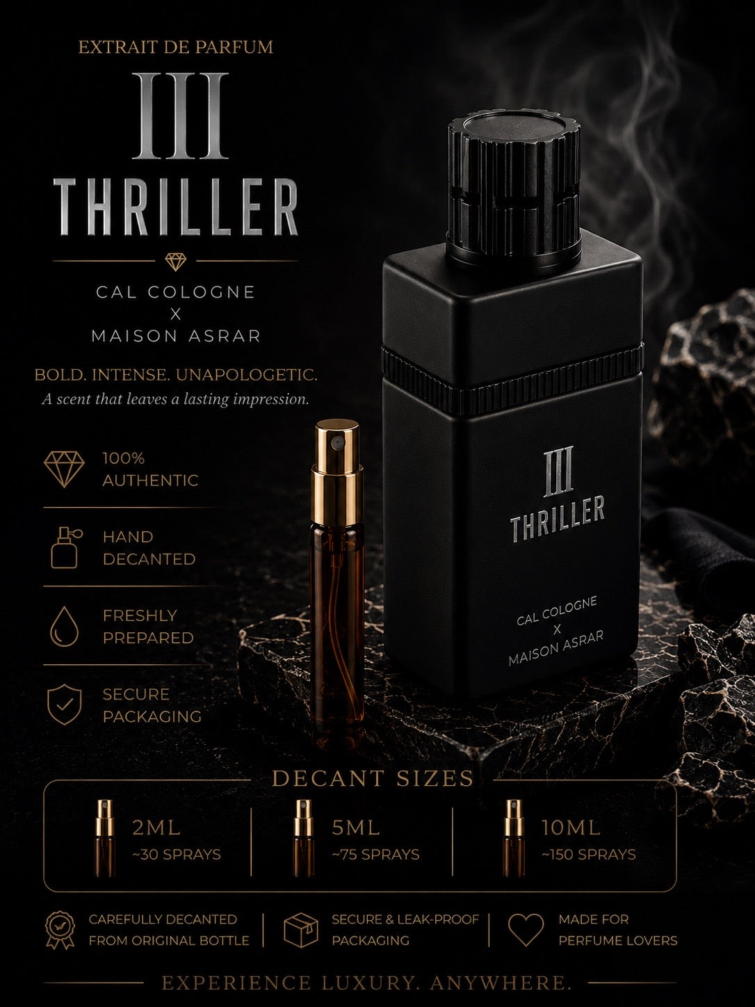 Thriller III Extrait De Parfum -10 ml sample